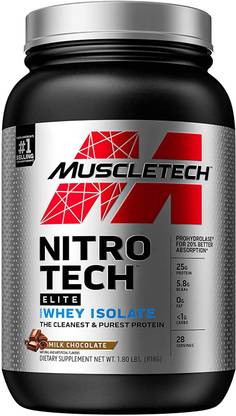 Muscletech Performance Series Nitro Tech 100% ISO Whey Protein Whey Protein