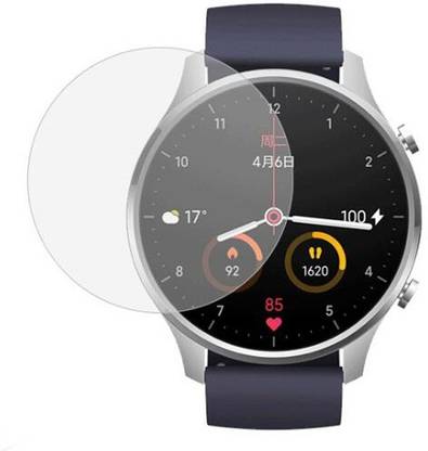 KACA Edge To Edge Tempered Glass for Mi Watch Revolve Active Beige Smart Watch [9H Guard][5]
