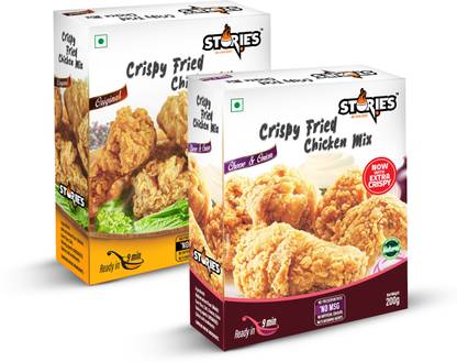 Stories Food Crispy Fried Chicken Mix- Original, Cheese & Onion - Combo