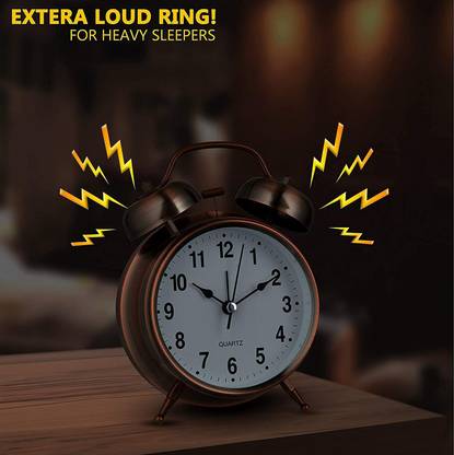 ASTOUND Analog Brown Clock