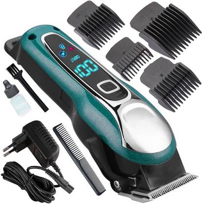 CGFCG powerfulL Hair clipper beard electric hair With cordlees machine Fully Waterproof Trimmer 120 min  Runtime 1 Length Settings