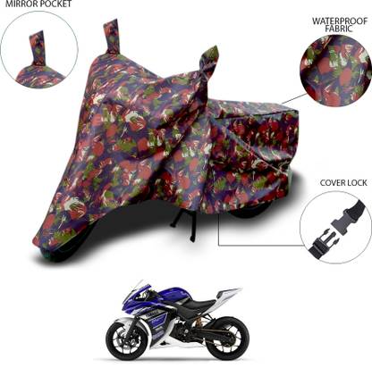 GOSHIV-car and bike accessories Waterproof Two Wheeler Cover for Yamaha
