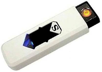 NVIRAV Electronic No Gas USB Rechargeable Lighter, Flameless Silent Windproof Gadget Cigarette Lighter