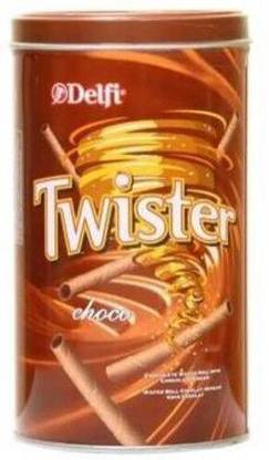 Delfi Twister Wafer Roll, Chocolate Wafer Rolls