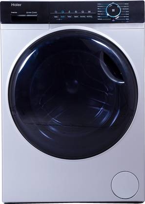 Haier 7 kg Fully Automatic Front Load Washing Machine with In-built Heater Silver