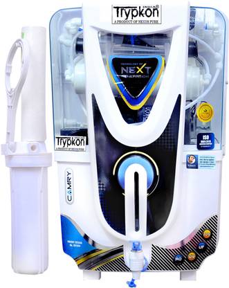 trypkon CAMERY 1 MINERALS CATRAGE 10 L RO + UF + UV + UV_LED + TDS Control Water Purifier