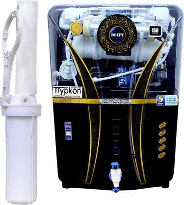 trypkon DRIFT 2 COPPER 14 L RO + UV + UF + TDS Control + Alkaline + UV in Tank Water Purifier