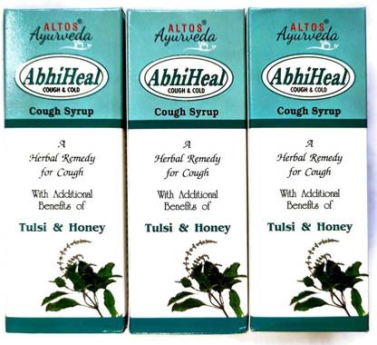 ALTOS Herbal AbhiHeal Cough & Cold Syrup 100ml+100ml+100ml