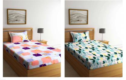 160 TC Polycotton Single Printed Bedsheet