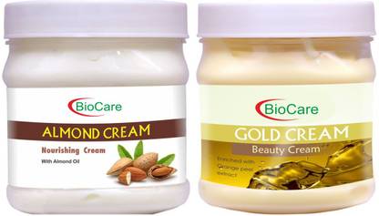 BIOCARE Almond Cream 500ml With Gold Cream 500ml