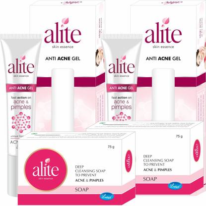 alite (2) Anti Acne Gel 15g + (2) Anti Acne Soap 75g Combo Pack