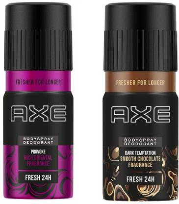 एक्स Dark Temptation and Provoke deodorant combo for man 150ml each डिओडोरेंट स्प्रे  -  पुरुषों के लिए