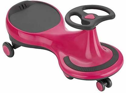 JoyRide Lil' Rider - Ride on Wiggle Car Swing Car Toys for Boys and Girls, Scratch Free 2 Year Plus 100 kgs Weight Capacity Pretty Princess Pink Rideons & Wagons Non Battery Operated Ride On