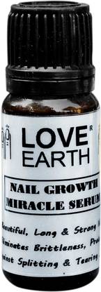 LOVE EARTH Nail Growth Serum With Vitamin C For Brittle & Weak Nails LIGHT YELLOW