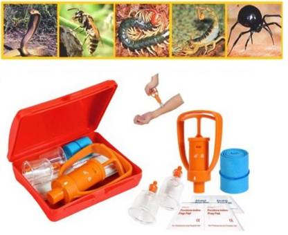 SRS Snake Bite Tool Venom Extractor Suction Pump First Aid Safety Kit First Aid Kit