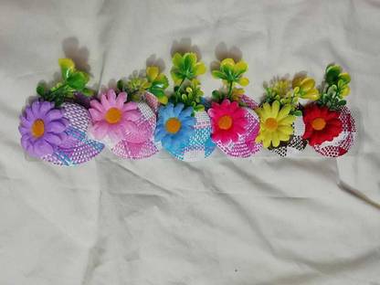 NEW TRENDS FASHIONS NTF-Hat Hair Clip Mini Top Hats Clip for Kids, Girls Hair Accessories - 6 Pieces Hair Clip