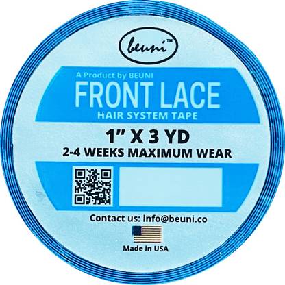 BEUNI Front Lace Support Double Sided Tape Long Bonding Hold for Wigs& Hair Extensions Hair Accessory Set