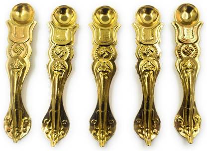 shinde exports Brass/Pital ladle/ pali/ spoon for pooja daily use Brass Table Spoon Set