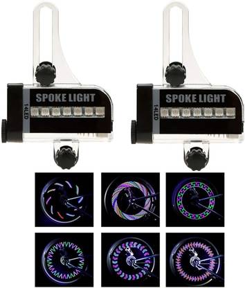 Xezon Bicycle Wheel Light Waterproof LED Cycle Spoke Light 30 Different Patterns Change LED Wheel Reflectors