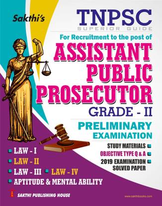 Tnpsc Assistant Public Prosecutor Grade II Preliminary Exam Study Materials & Objective Type Q & A
