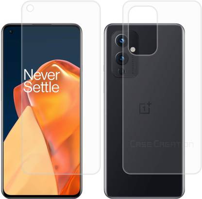 CASE CREATION Screen Guard for Oneplus 9 / One Plus 9 6.55-Inch Full Edge to Coverage Front and Back Panel Protect