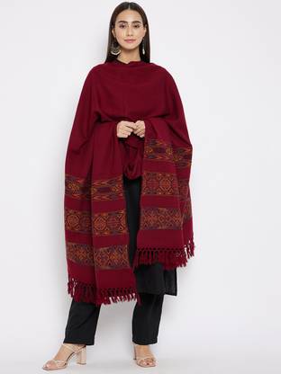 VERO AMORE Acrylic Woven Women Shawl