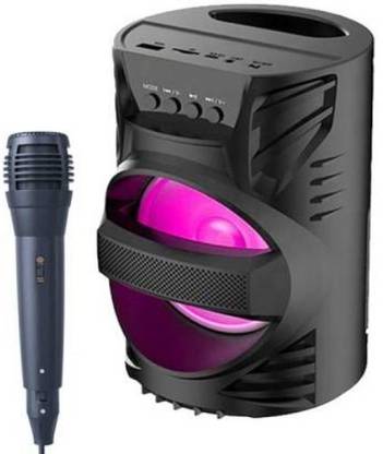 Clairbell NZM_513K_LZ 4104||WS-04|| Karaoke Speaker With Mic compatiable With smartphones 15 W Bluetooth PA Speaker