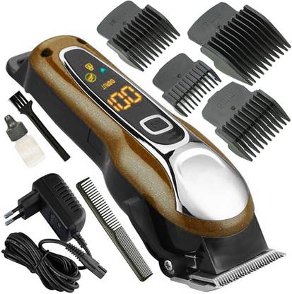 VCVG Rechargeable Hair Clipper & Hair KM-1995 Trimmer For Men Runtime: 120 min Fully Waterproof Trimmer 120 min  Runtime 1 Length Settings