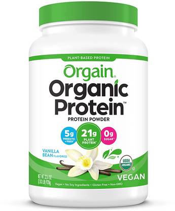 Orgain Plant Based Protein Powder, Vanilla Bean - 920g of Protein Protein Shake
