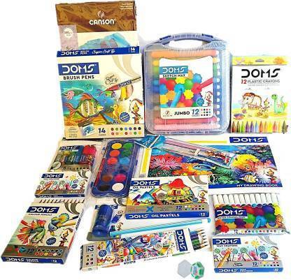 DOMS THE MAXIMUM SKETCH JUMBO COLOURING KIT-SET OF 16