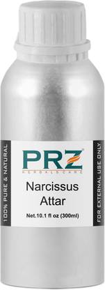 PRZ Narcissus Attar For Unisex (300 ML) - Pure Natural Premium Quality Perfume (Non-Alcoholic) Floral Attar