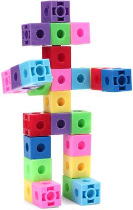 Maskeen Cubic Blocks Multicolor - 120 Pieces , Fun Learning Cubic Block create your own imagination