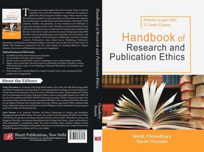 Handbook of Research and Publication Ethics (Strictly as per UGC 2 Credit Course) Paperback