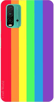 Craft World Back Cover for Mi Redmi 9 Power f (Multicolor, Hard Case) rainbow, Latest Stylish Phone Girls Boys