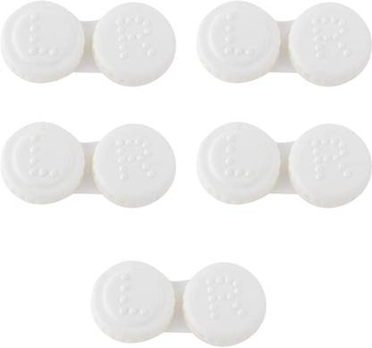 Gritfox Premium Quality Anti Bacteria Leak Proof Colour Contact Lens Case,Containers,Kit,Box Travel Lens Case Contact Lens Case