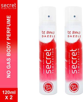 Secret Temptation Te Amo Dazzle No Gas Perfume Body SprayCombo Perfume Body Spray  -  For Women