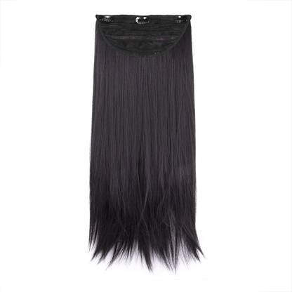 STREAK STREET CLIP-IN 18" NATURAL BLACK STRAIGHT HAIR EXTENSIONS Hair Extension