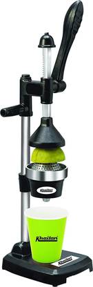 Heaven basket Aluminium Hand Press Juice Machine, Citrus Juicer, Black Hand Juicer