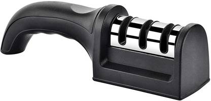 YANCI Smart Sharp Kitchen Knife Sharpener - Professional 3-Stage Manual Sharpener Knife Sharpening Steel