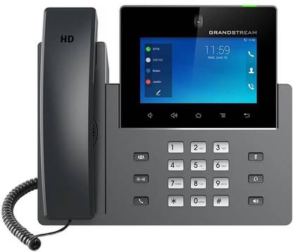 Grandstream GXV3350 IP Video Phone Corded Landline Phone with Answering Machine