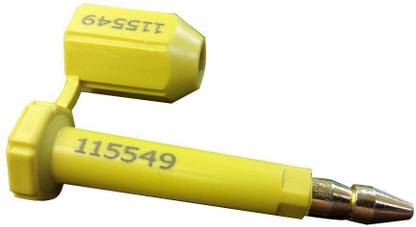 Engarc CONTAINER BOLT SEAL YELLOW COLOR SEAL SECURITY OIL CONTAINER SEAL 25PCS Lock