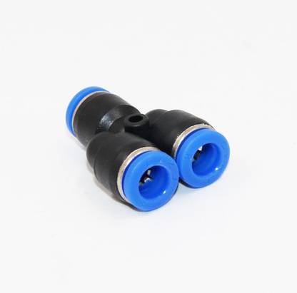 AKARI 6MM Pneumatic EQUAL Union Y Splitter Push to Connect Fitting 3 Way Port 6 MM Plastic Y Shape Tube (PY) Quick JOINT Connector 4PCS… JOINTER 3-Way Union Pipe Joint