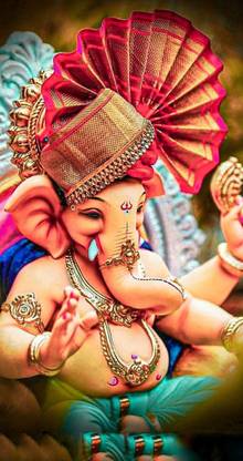 GANESH JI BEAUTIFUL POSTER Paper Print