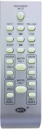 vcony Universal Remoe Compatible for 10 in 1  Home Theater System Remote Control (10 in 1 ) Santosh Remote Controller