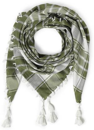 Javinishka Embroidered Polyester, Viscose Men & Women Scarf