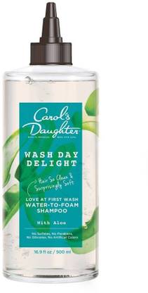 Carols Daughter Wash Day Delight WatertoFoam Sulfate Free Vegan Shampoo with Aloe for Curly Hair