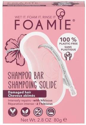 Foamie Solid Shampoo Bar Hibisikiss