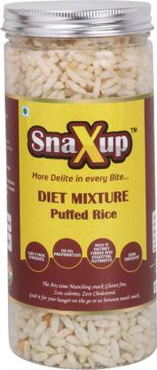 Snaxup Diet Mixture - Puffed Rice | Any time Healthy Snack | No Oil | Fat Free | Easy to Digest | Keeps the energy level HIGH | 200 gms (Pack of 1)