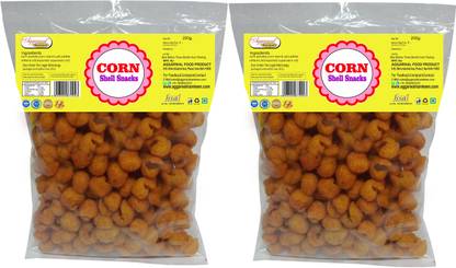 aggarwalnamkeen Corn shell Free Time Snacks Pack of 2