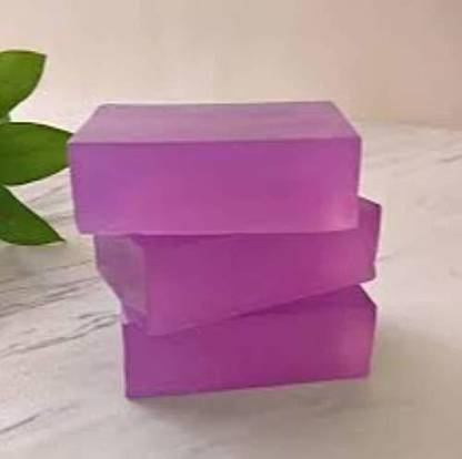 Four Pillars Digital Organic Lavender Scented 100% Pure Transparent Soap Base ,Net 4kg (4000gm)